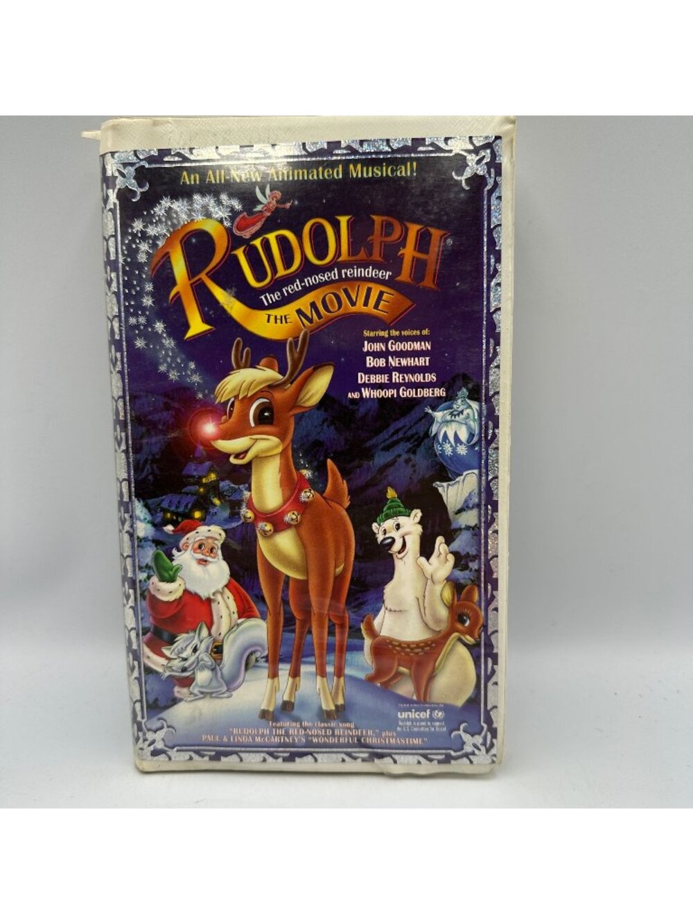 Rudolph The Red-Nosed Reindeer The Movie 1998 VHS Animated Musical John Goodman